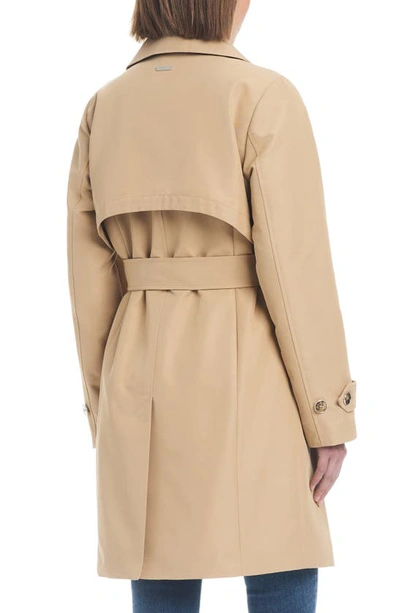 Shop Sanctuary Double Breasted Trench Coat In True Khaki