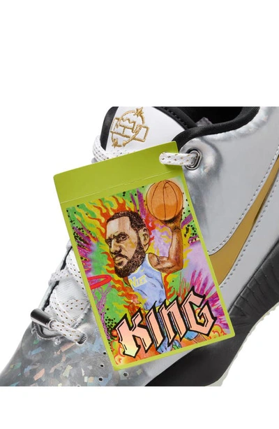 Shop Nike Lebron Xxi Se Basketball Shoe In Silver/ Gold/ Black