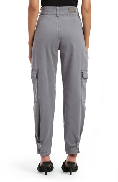 Mavi Jeans Elise Flint Twill Cargo Pants In Flint Stone Luxe Twill