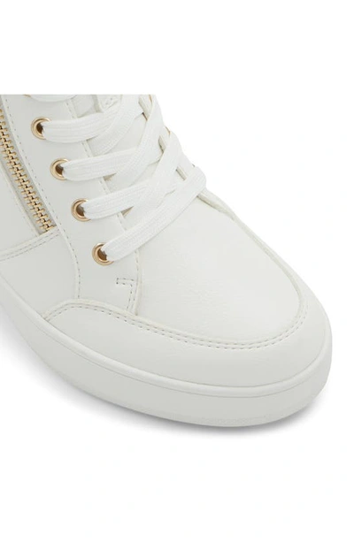 Shop Aldo Ereliclya Wedge Sneaker In White