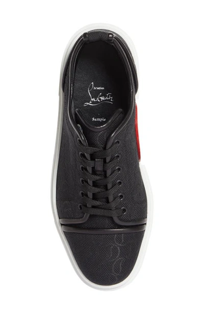 Shop Christian Louboutin Adolon Sneaker In Black