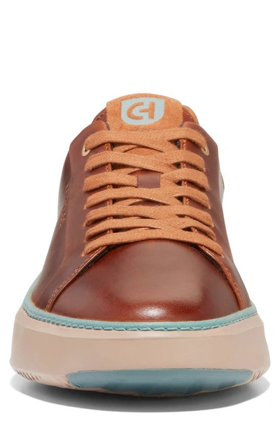 Shop Cole Haan Grandpro Topspin Sneaker In Acorn/ Trellis