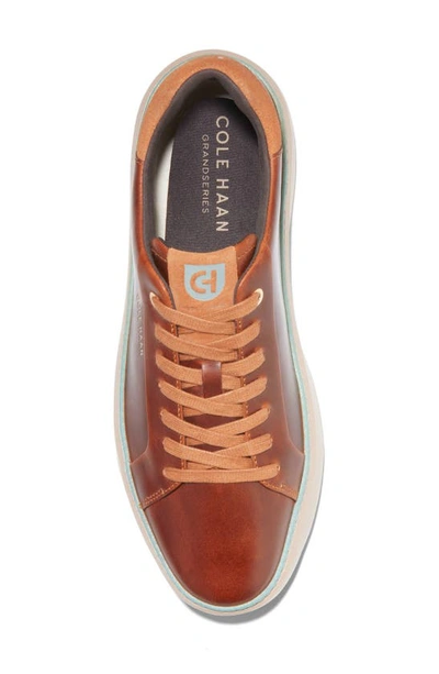 Shop Cole Haan Grandpro Topspin Sneaker In Acorn/ Trellis