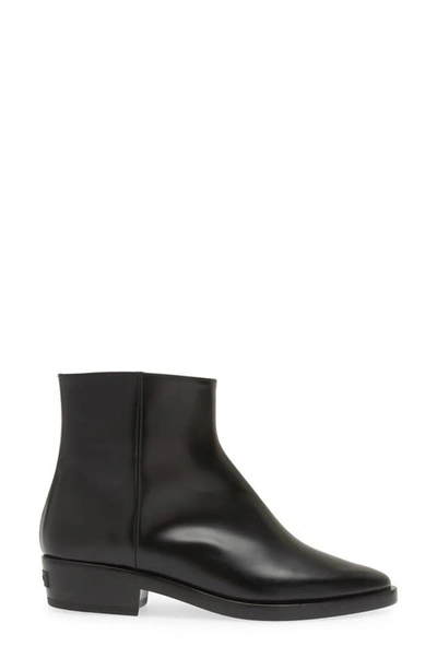 Shop Fear Of God Western Ankle Boot In 001 - Black