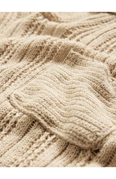Shop John Varvatos Odin Short Sleeve Textured Linen Sweater