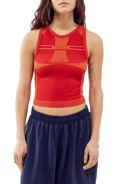 Shop Iets Frans Lara Crop Tank In Red