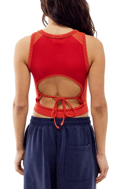 Iets Frans Lara Crop Tank In Red