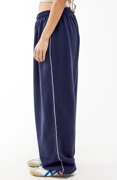 Shop Iets Frans If Harri Wide Leg Pants In Navy