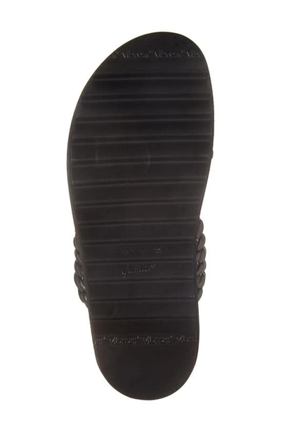 Shop Dries Van Noten Woven Slide Sandal In Qu112 Black900