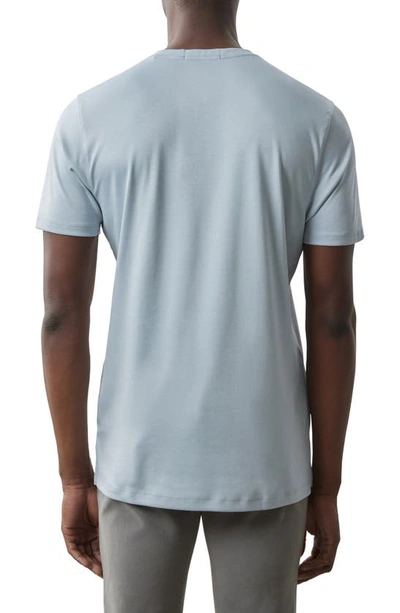 Shop Robert Barakett Georgia Regular Fit V-neck T-shirt In Blue Fog