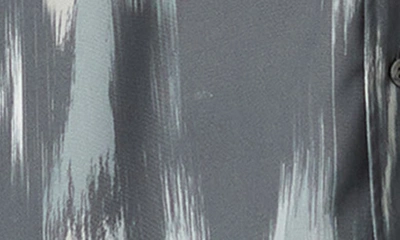 Bugatchi Julian Abstract Print Cotton Button-up Camp Shirt In Willow