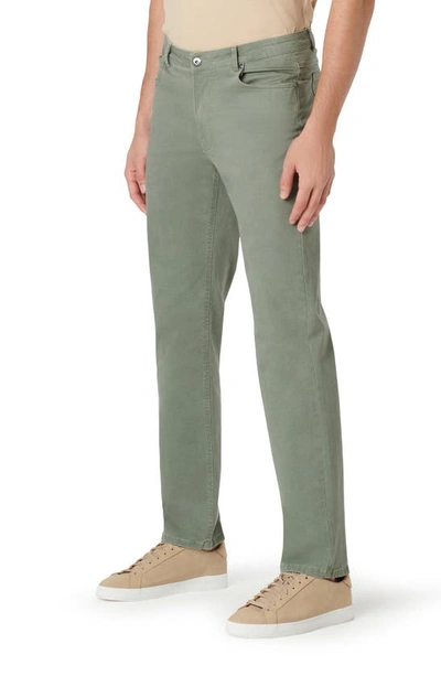 Shop Bugatchi Five-pocket Straight Leg Pants In Khaki
