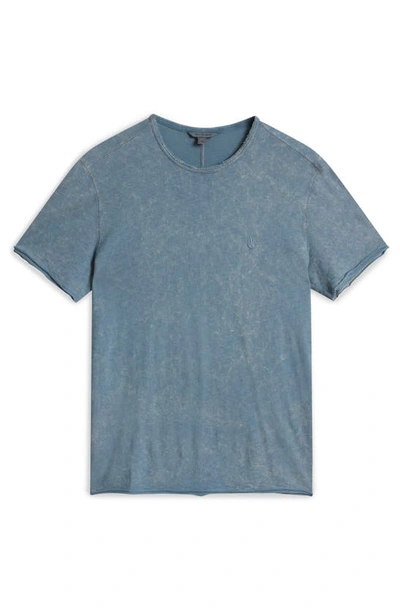 Shop John Varvatos Mercier Patina T-shirt In Steel Blue