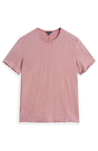 Shop John Varvatos Mercier Patina T-shirt In Dusty Rose