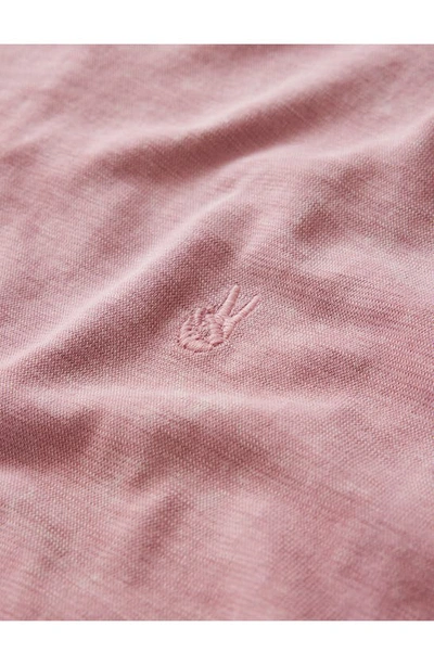 Shop John Varvatos Mercier Patina T-shirt In Dusty Rose