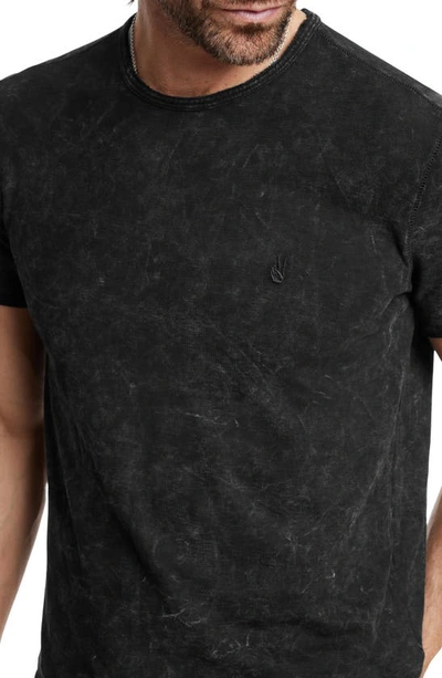 Shop John Varvatos Mercier Patina T-shirt In Black