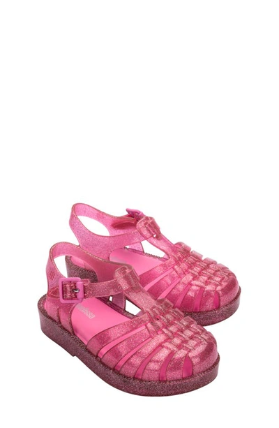 Shop Melissa Kids Mini Posses Sandal In Pink