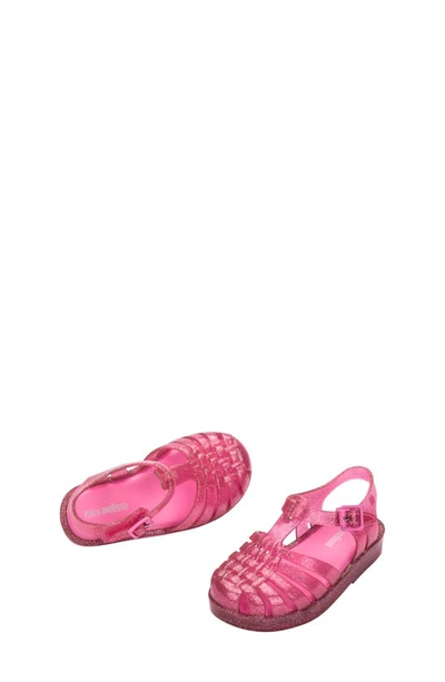 Shop Melissa Kids Mini Posses Sandal In Pink