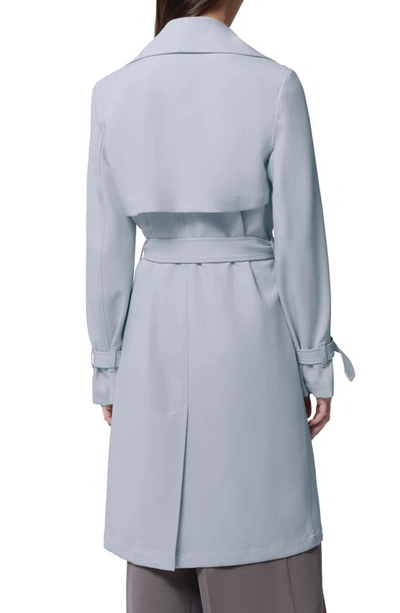 Soia & Kyo Essential Drapey Trench Coat In Breeze