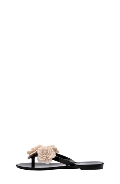 Mini Melissa Girls' Harmonic Springtime Sandals - Toddler, Little Kid, Big Kid In Beige/ Blck