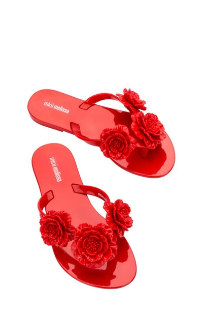 Mini Melissa Girls' Harmonic Springtime Sandals - Toddler, Little Kid, Big Kid In Red