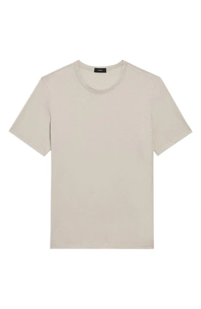 Shop Theory Cosmo Solid Crewneck T-shirt In Sand
