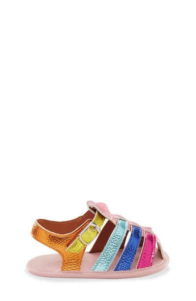 Kurt Geiger Kensington Fisherman Sandal In Pink Multi
