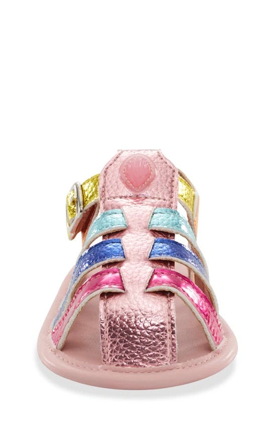 Kurt Geiger Kensington Fisherman Sandal In Pink Multi