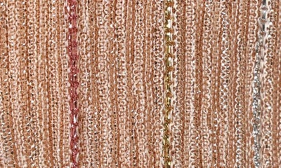 Petal And Pup Womens Farley Strapless Maxi Dress In Rose Gold Stripe