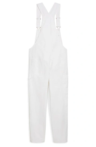 Shop Puma X Noah Cotton Twill Overalls In  White