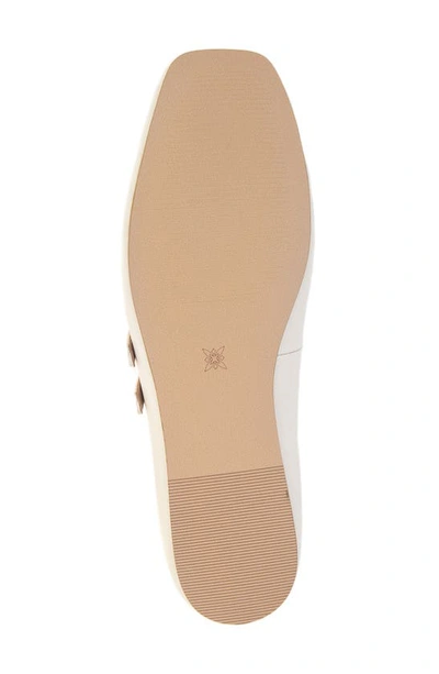 Bcbgeneration Women's Harisa Slip-on Buckle Square Toe Mary Jane Ballet Flats In Stone