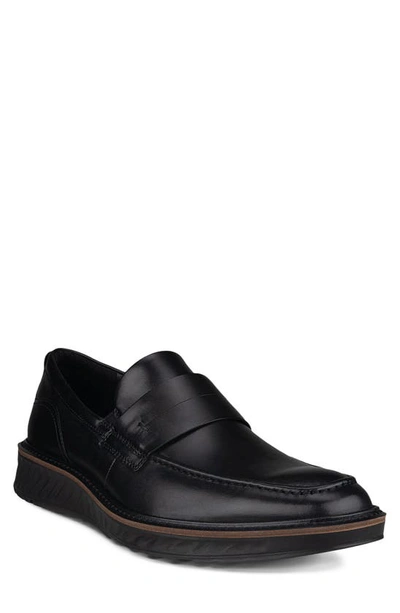 Shop Ecco St.1 Hybrid Penny Loafer In Black