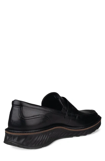 Shop Ecco St.1 Hybrid Penny Loafer In Black