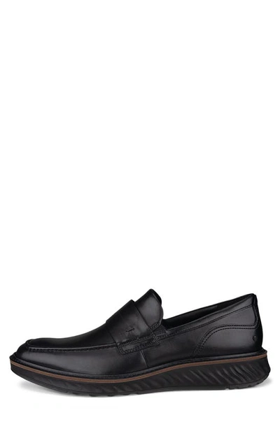 Shop Ecco St.1 Hybrid Penny Loafer In Black