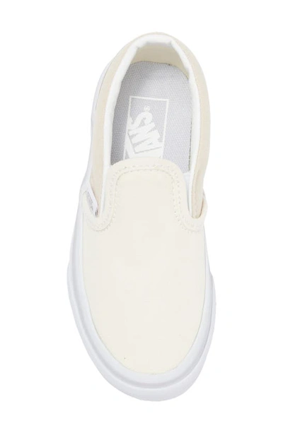 Shop Vans Kids' Classic Slip-on Sneaker In Natural Multi/ True White