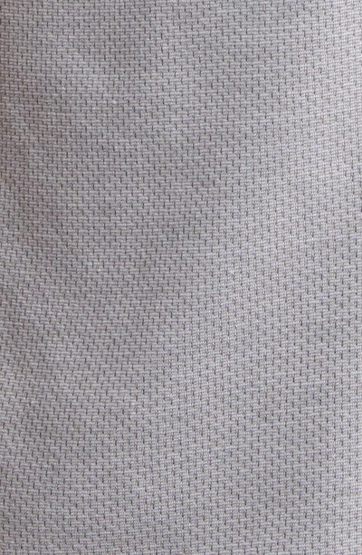 Robert Barakett Robbins Knit Short Sleeve Button-up Shirt In Grey