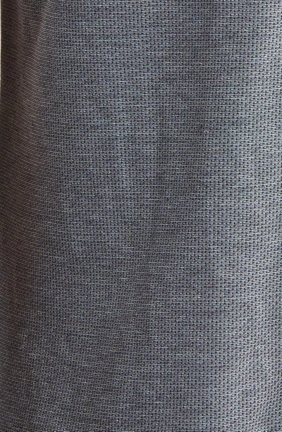 Shop Robert Barakett Robbins Knit Short Sleeve Button-up Shirt In Slate Blue