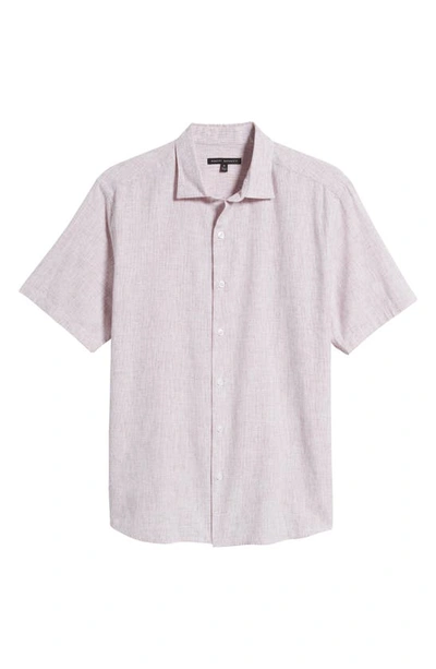 Shop Robert Barakett Legato Short Sleeve Button-up Shirt In Pink