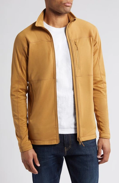 Shop Fjall Raven Abisko Lite Fleece Jacket In Buckwheat Brown