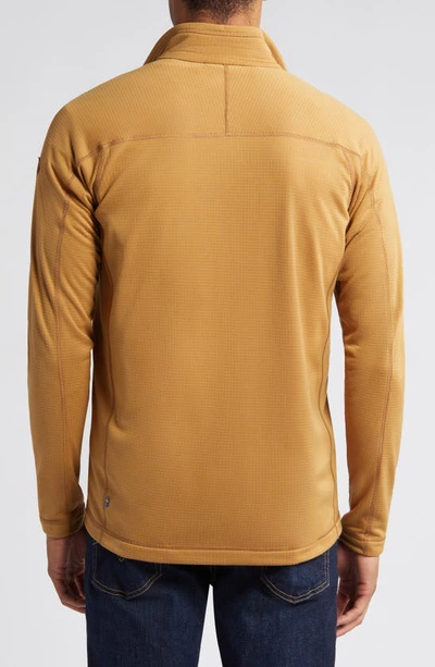 Fjall Raven Abisko Lite Fleece Jacket In Buckwheat Brown