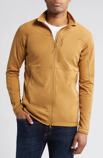 Shop Fjall Raven Abisko Lite Fleece Jacket In Buckwheat Brown