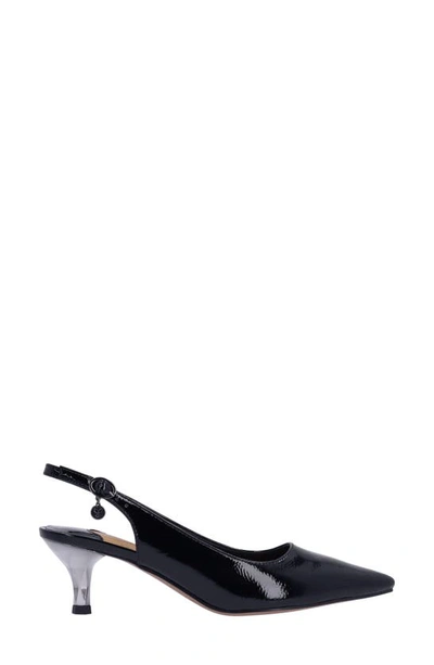 J. Reneé Ferryanne Slingback Pointed Toe Pump In Black