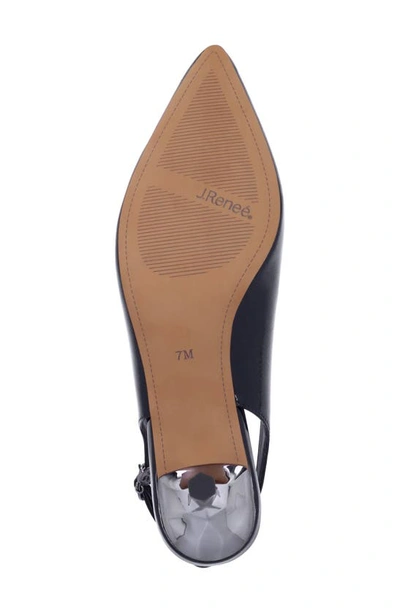 J. Reneé Ferryanne Slingback Pointed Toe Pump In Black