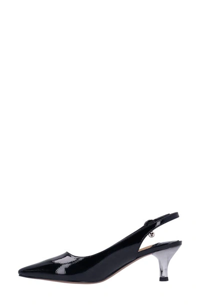 J. Reneé Ferryanne Slingback Pointed Toe Pump In Black