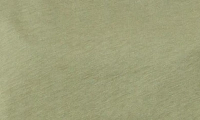 Mavi Jeans Raw Hem Crop T-shirt In Deep Lichen Green