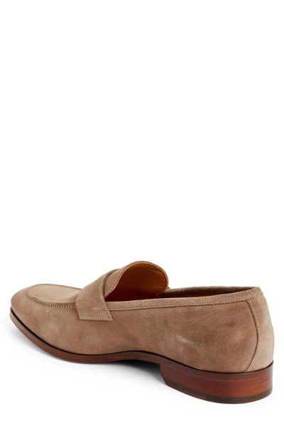 Shop To Boot New York Tesoro Penny Loafer In Taupe Suede