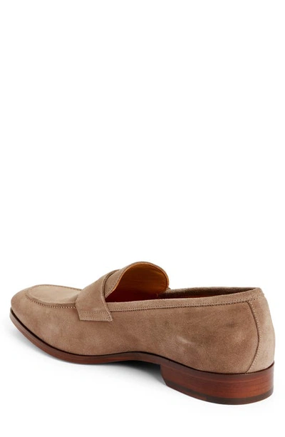 To Boot New York Tesoro Penny Loafer In Taupe Suede
