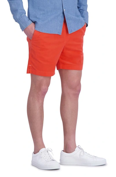 Shop Goodlife Stretch Corduroy Shorts In Emberglow