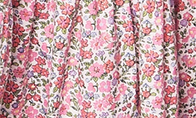 Shop Petite Plume Fleurs De Rose Cotton Nightgown In Pink