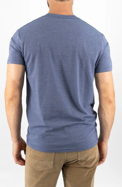 Devil-dog Dungarees Feeder Stripe T-shirt In Light Navy